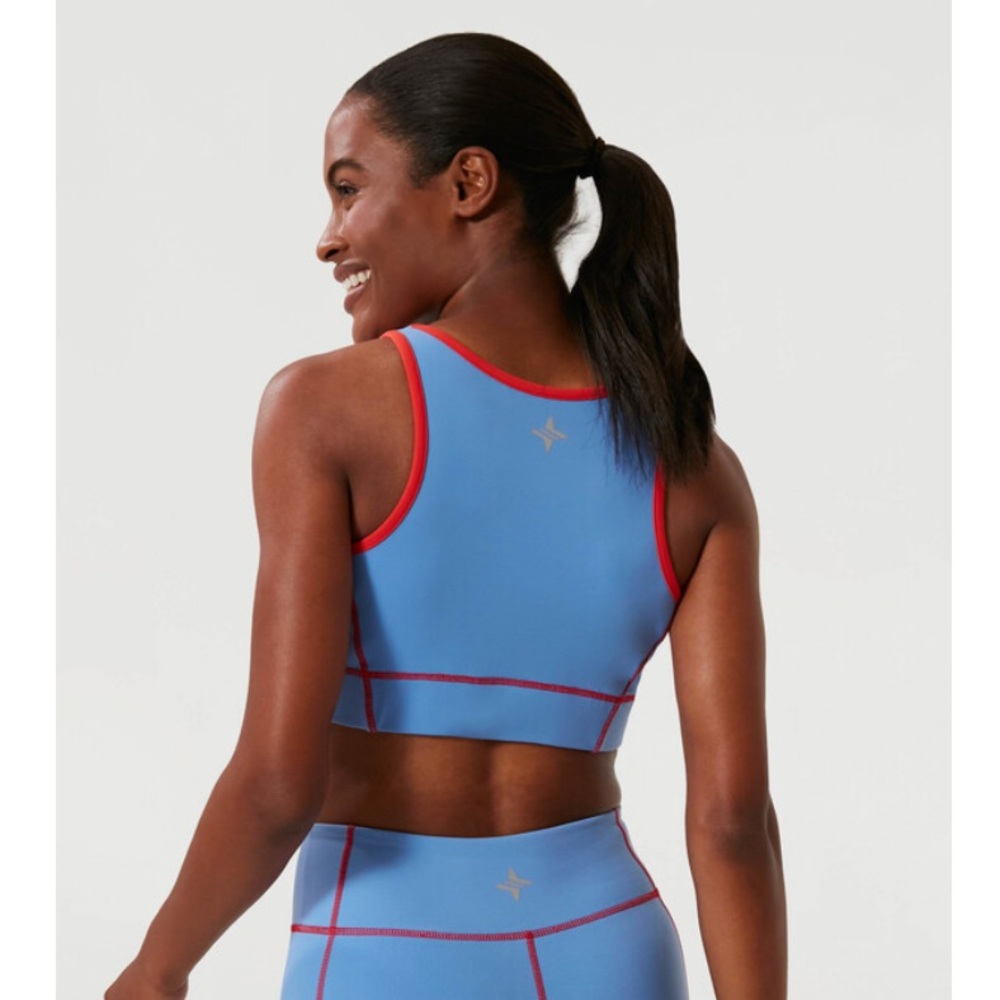 COPY - Tuckernuck Tnuck Sport Boogie Down Blue Flex Sports Bra NWT XS - Picture 4 of 7